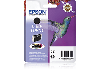 EPSON T0801 Singlepack Zwart Claria Photographic Ink