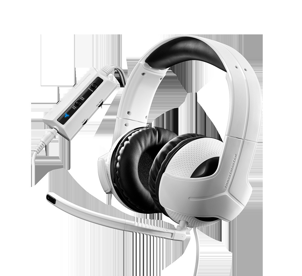 THRUSTMASTER Y-300CPX (Gaming-Headset, PS3 / Weiß/Schwarz Xbox Xbox 360 / PC), Gaming Headset / One PS4 Over-ear 