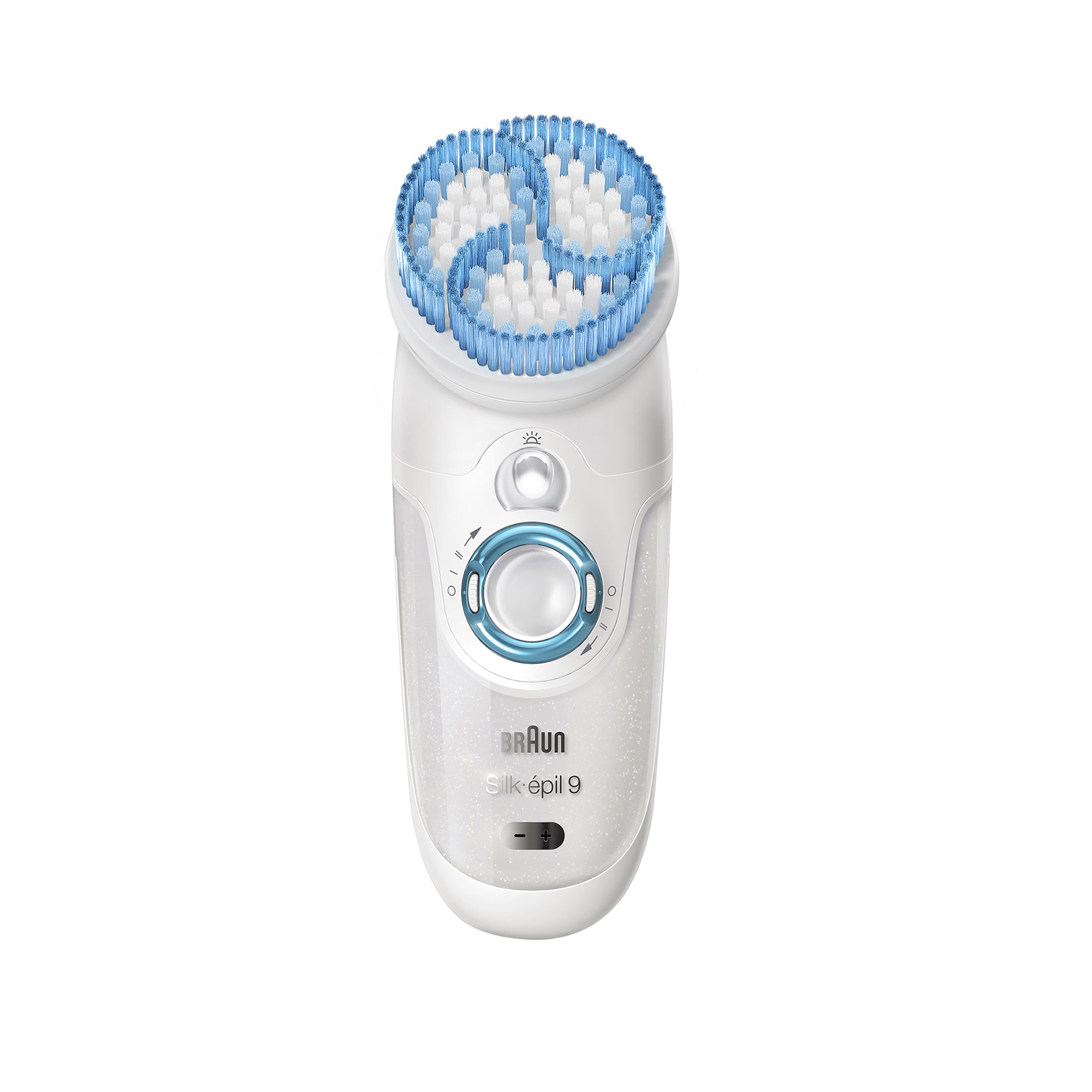 BRAUN 9-961 Silk-épil 9 Skin Spa wet&dry Epilierer, Weiß/Blau