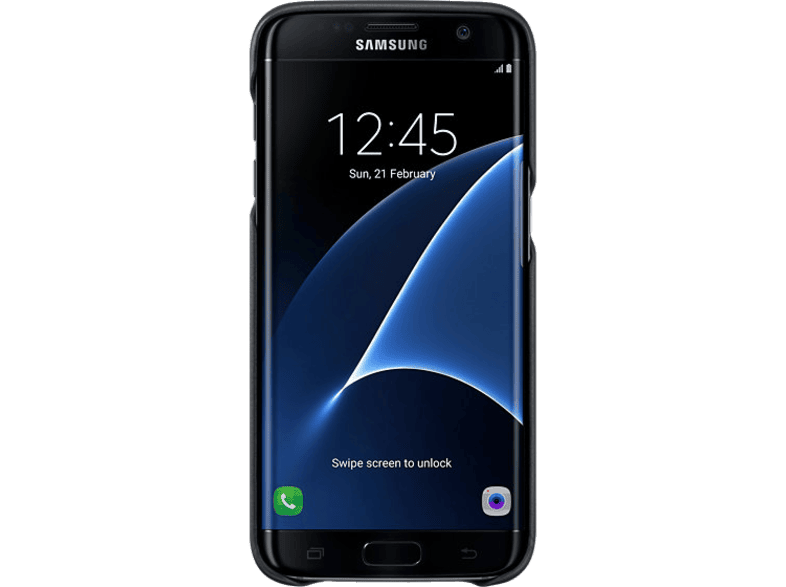 gevangenis Afdeling gen SAMSUNG Leren Cover Galaxy S7 edge Zwart kopen? | MediaMarkt