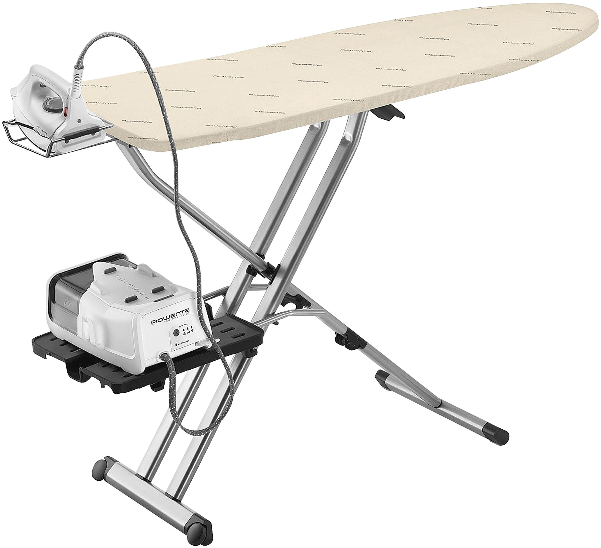 Tabla de planchar - Rowenta PRO COMPACT IB9100 Altura regulable, Apta para centros de planchado,