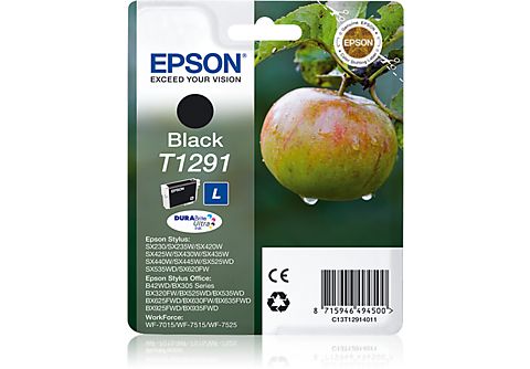EPSON T1291 Singlepack Zwart DURABrite Ultra Ink