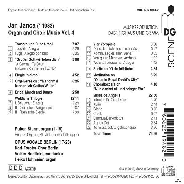 CD-Cover mit Text und Logo. Enthält eine Liste von Liedern.