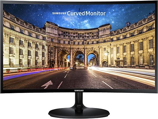 SAMSUNG C24F390 - Monitor, 23.5 ", Full-HD, Nero