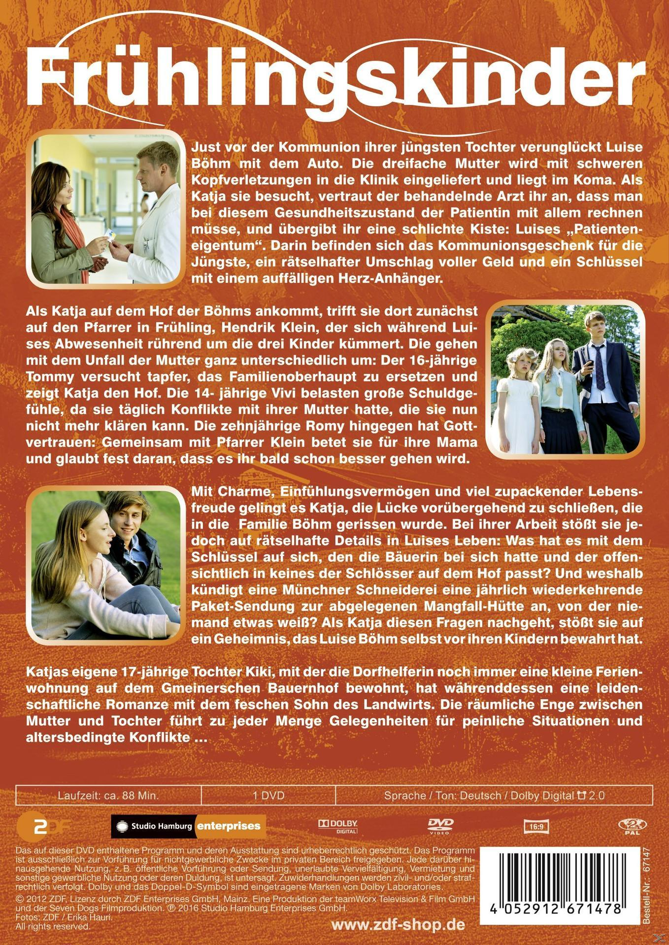 DVD-Cover mit dem Titel Frühlingskinder und Bildern von Menschen.