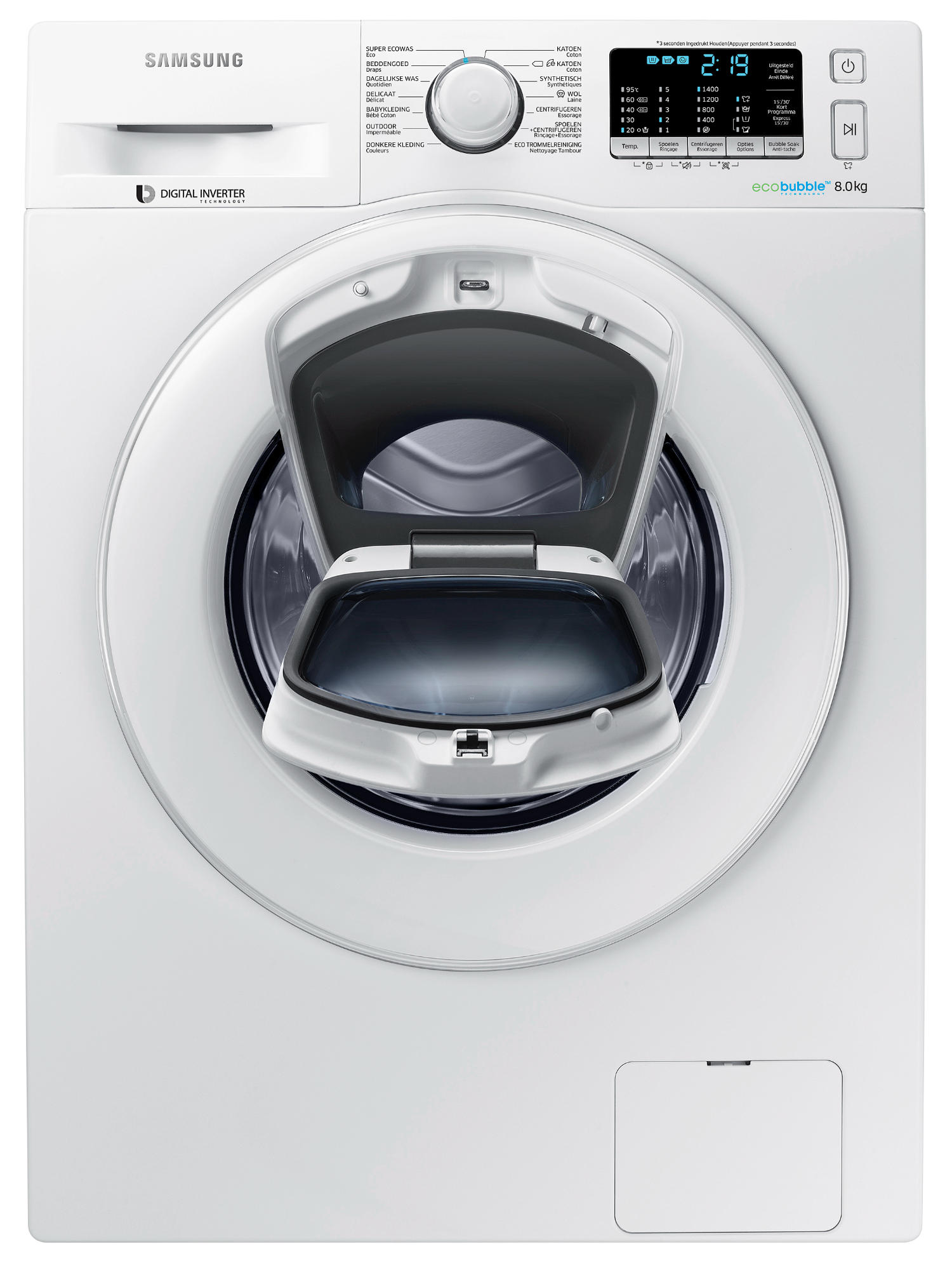 SAMSUNG Lave-linge frontal AddWash A+++ (WW81K5400WW)