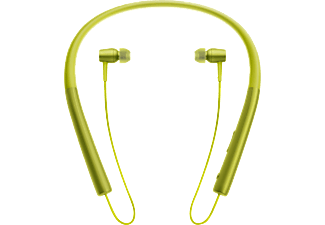 SONY MDR-EX750BT - Bluetooth Kopfhörer mit Nackenbügel (In-ear, Gelb)