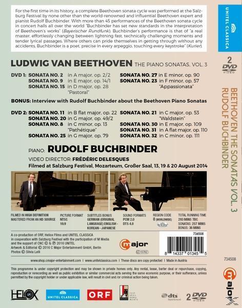 Rudolf (DVD) Klaviersonaten Vol.3 Buchbinder - -
