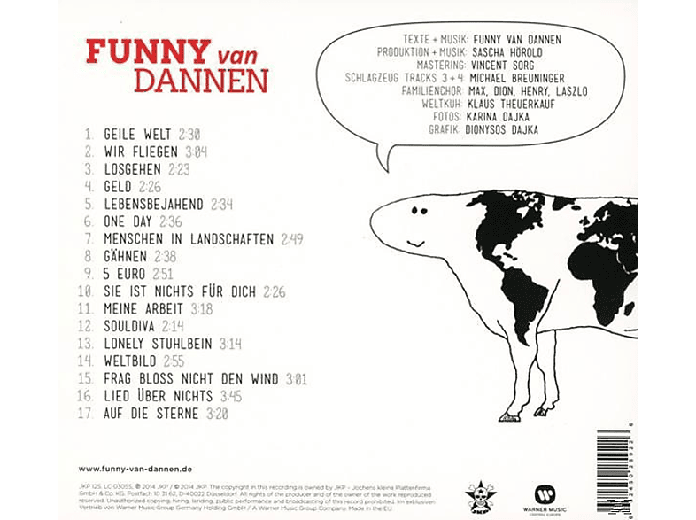 Thumbnail - Funny van Dannen - Geile Welt (CD)