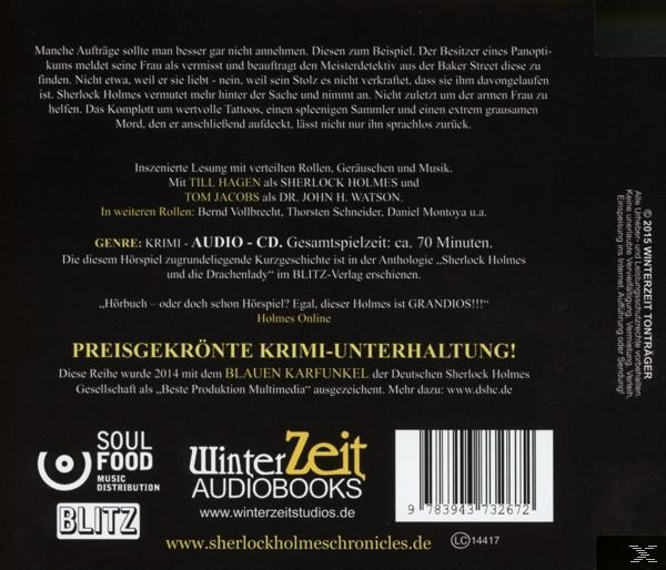 Buchrückseite mit Text und Logos, weiße und schwarze Farben.