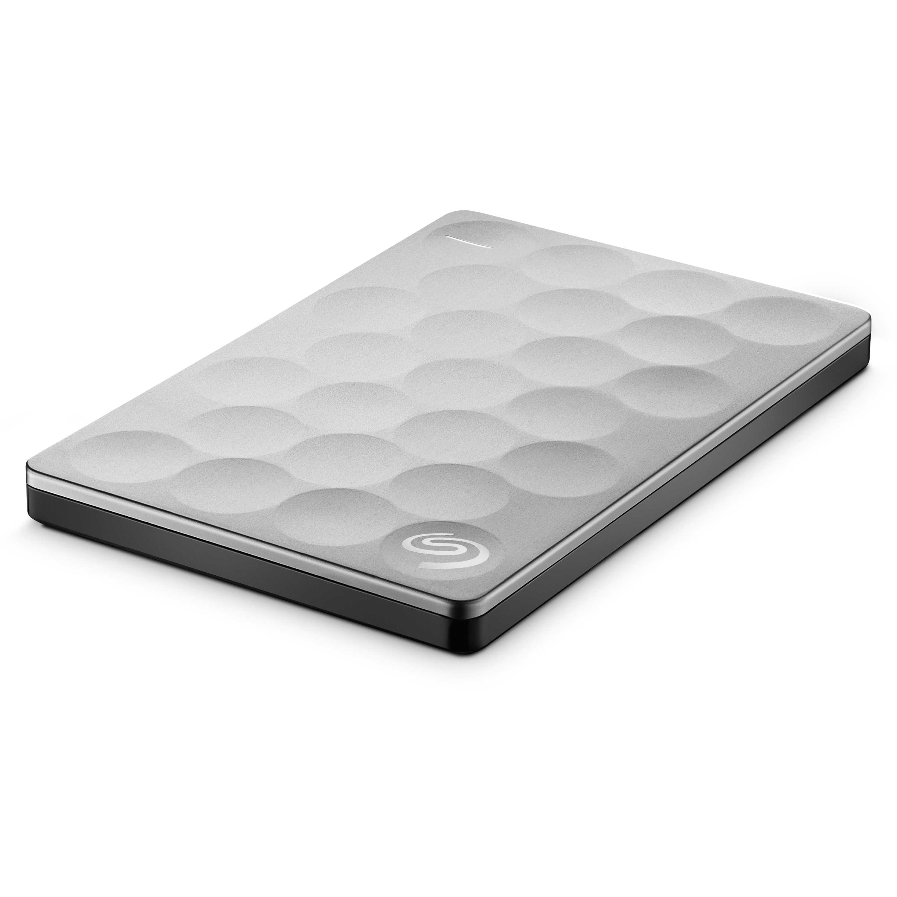 SEAGATE Backup Plus Ultra slim Festplatte, 2 TB HDD, 2,5 Zoll, extern, Platin