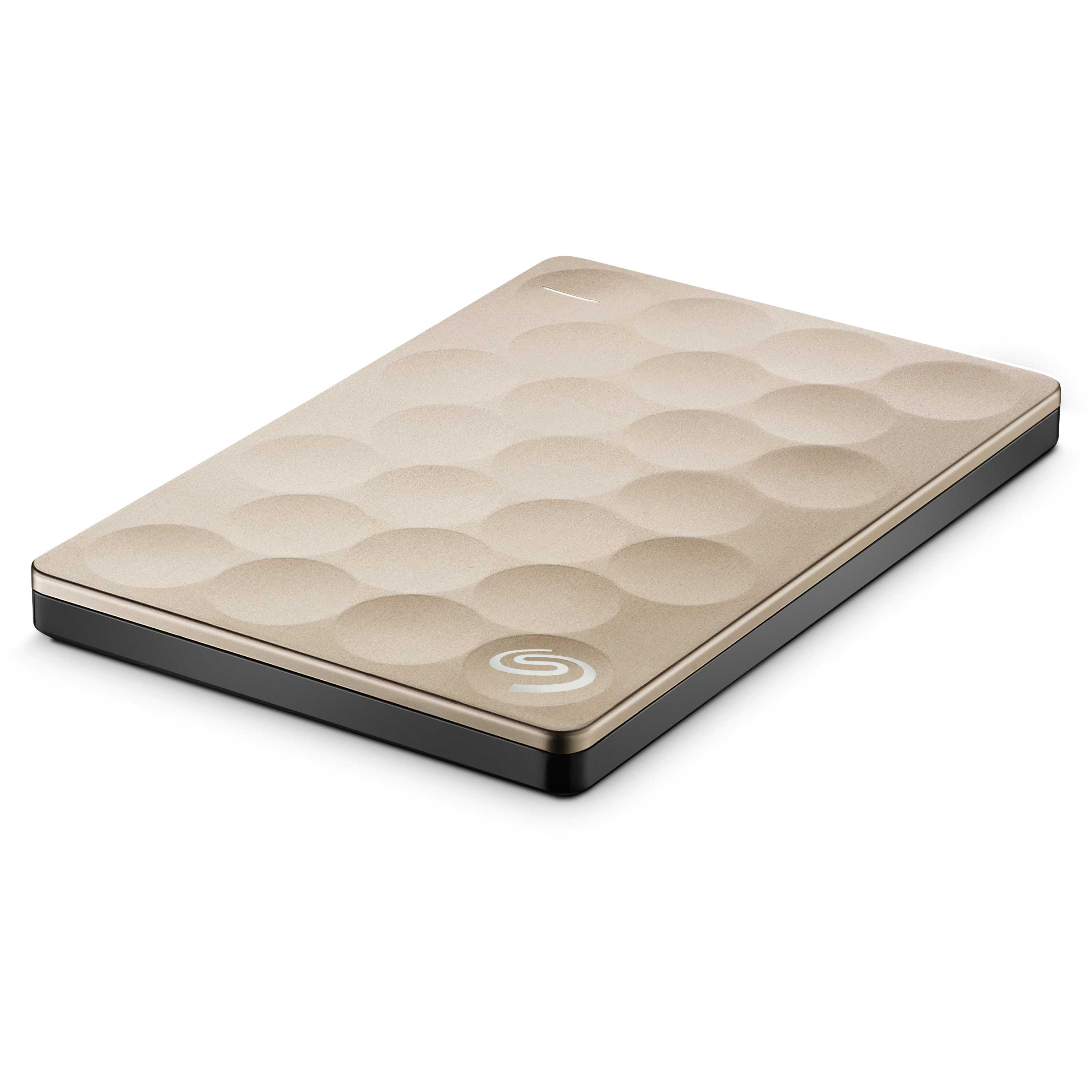 SEAGATE Backup Plus Ultra slim Festplatte, 1 TB HDD, 2,5 Zoll, extern, Gold