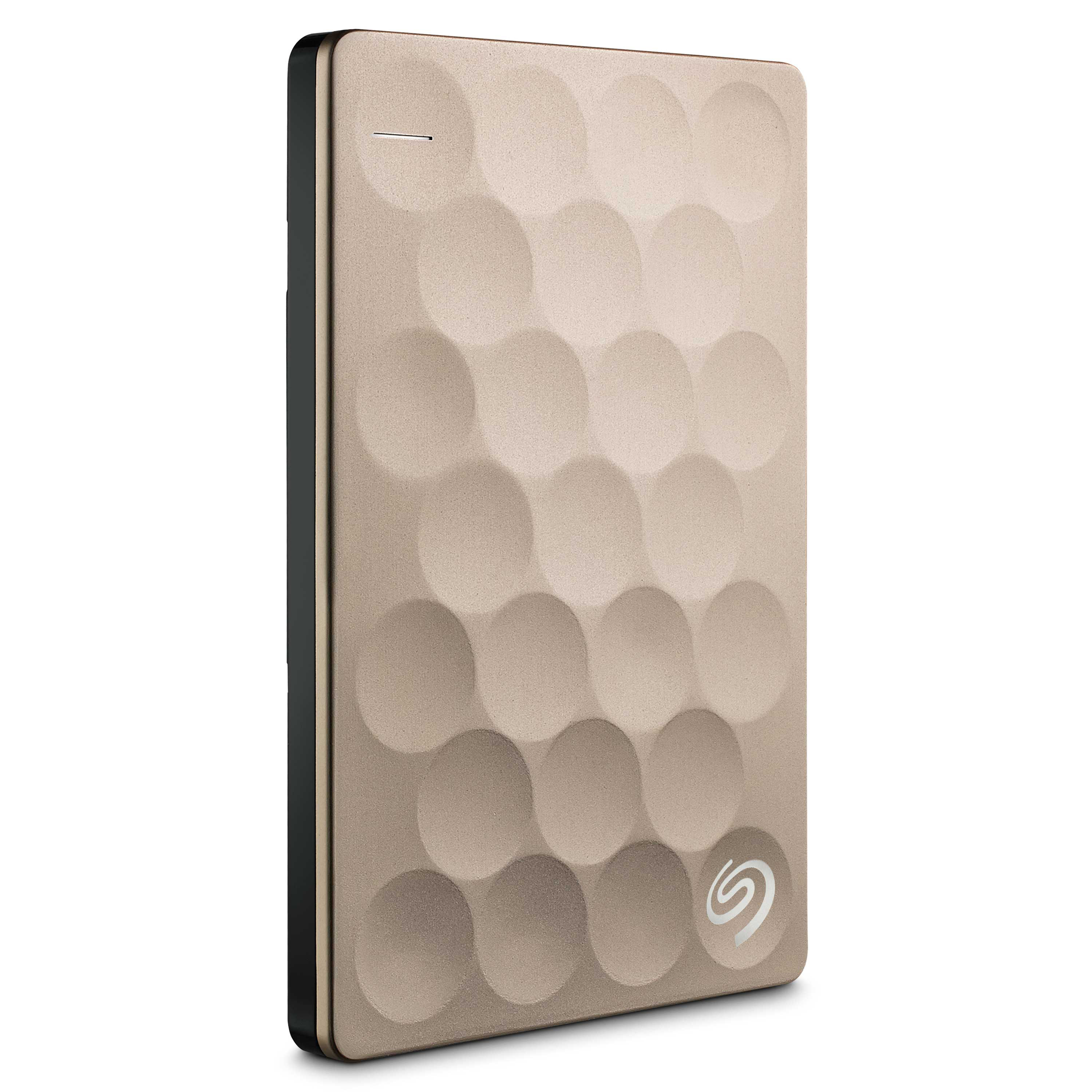 SEAGATE Backup Plus Ultra slim Festplatte, 2 TB HDD, 2,5 Zoll, extern, Gold