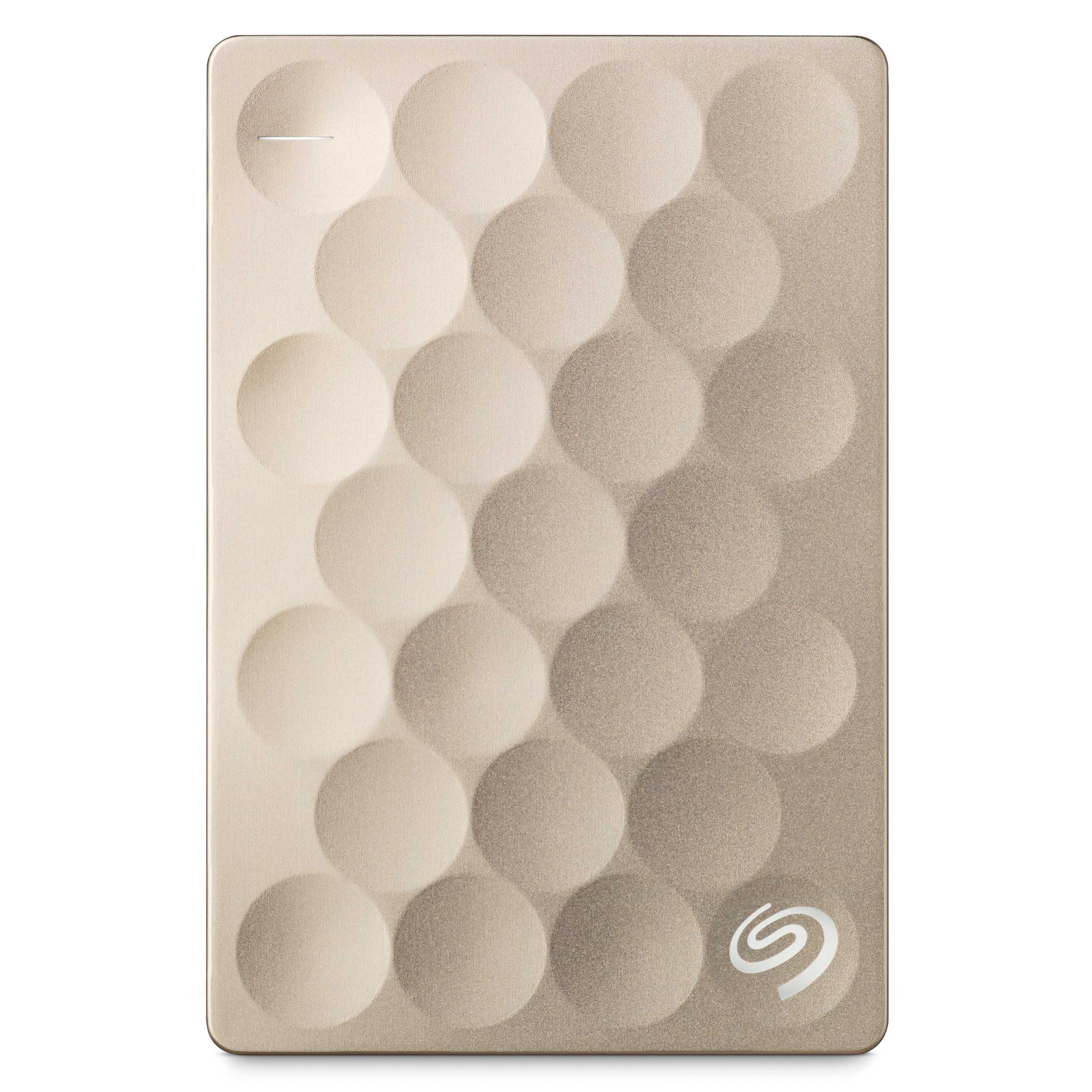 SEAGATE Backup Plus Ultra slim Festplatte, 2 TB HDD, 2,5 Zoll, extern, Gold