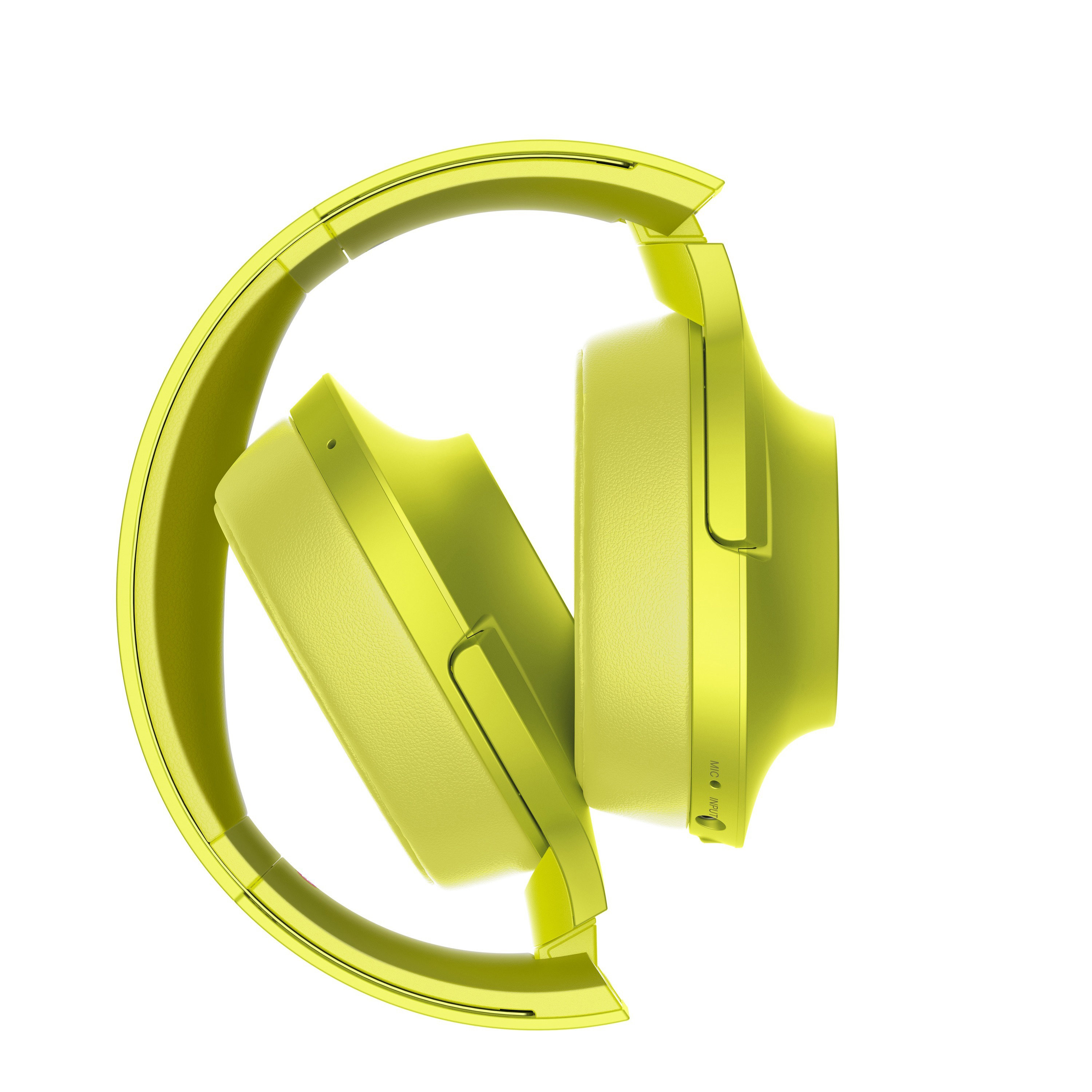 SONY MDR-100ABN h.ear on Wireless NC, Over-ear Kopfhörer Bluetooth Gelb