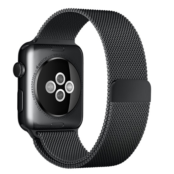 APPLE MLJH2ZM/A Milanaise Loop, Armband, Schwarz