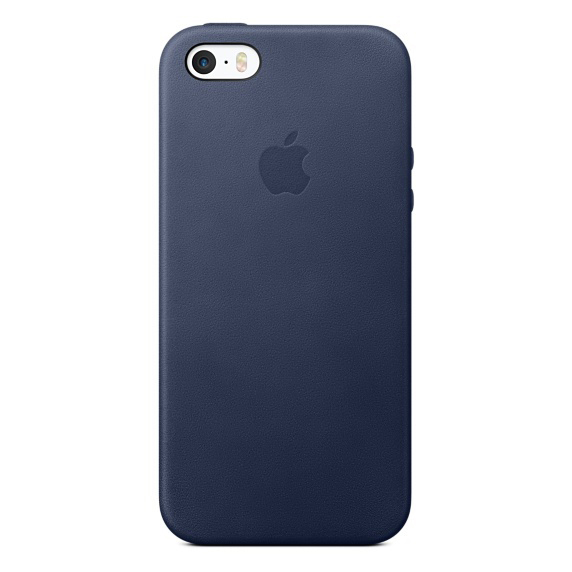 SE Case, Leder (2016), APPLE Backcover, Blau iPhone Apple,