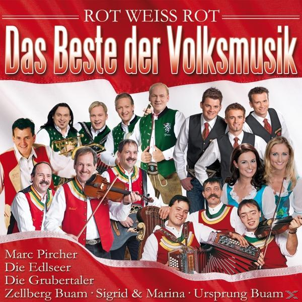 (CD) Der VARIOUS Das - Beste - Volksmusik-Rot