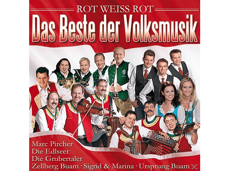 VARIOUS - Das Beste Der Volksmusik-Rot  - (CD)