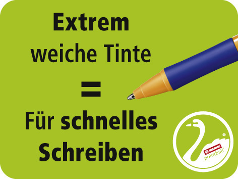 STABILO Pointball Kugelschreiber Blau/Schwarz/Grün/Rot