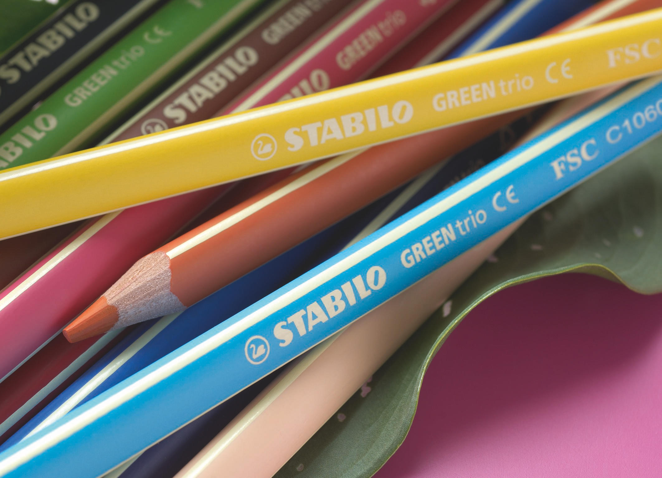 STABILO Greentrio Buntstifte Bunt (12 Farben)