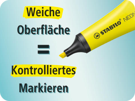 STABILO NEON - 3er Pack Textmarker Gelb/Orange/Grün