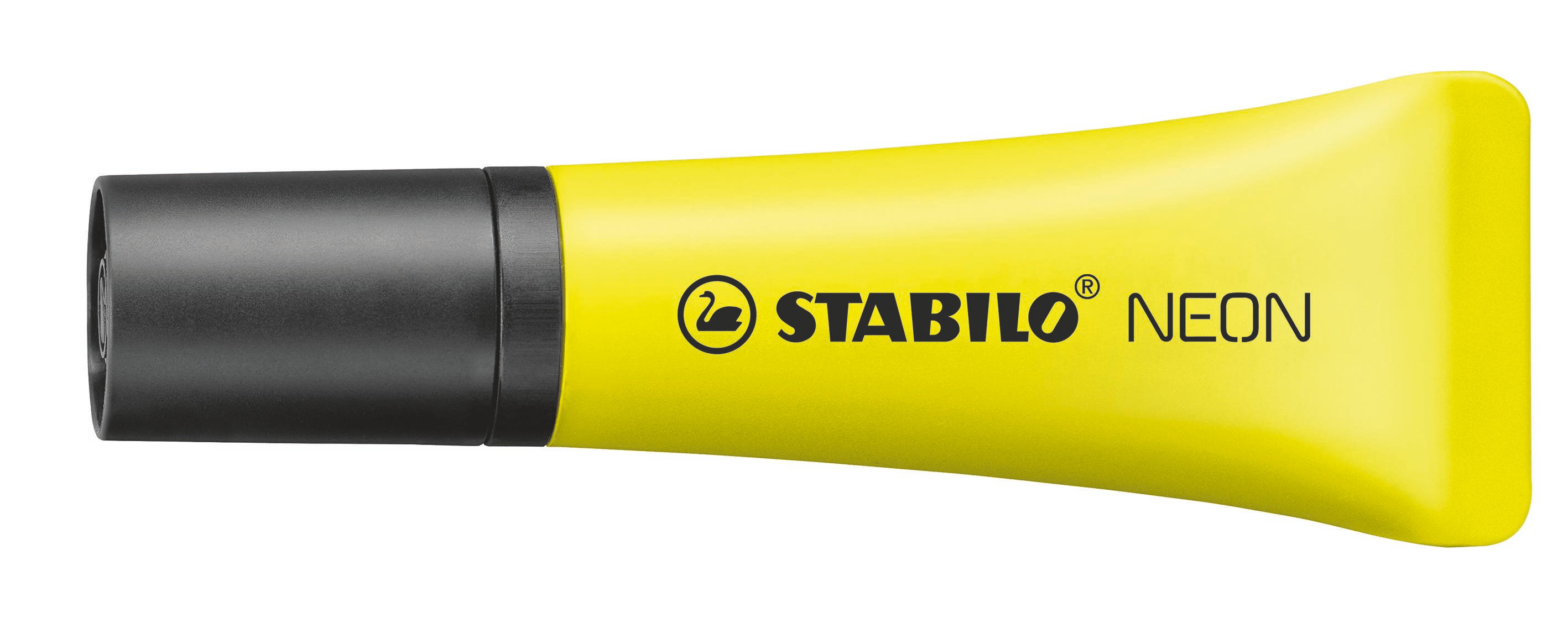 STABILO NEON - 3er Pack Textmarker Gelb/Orange/Grün