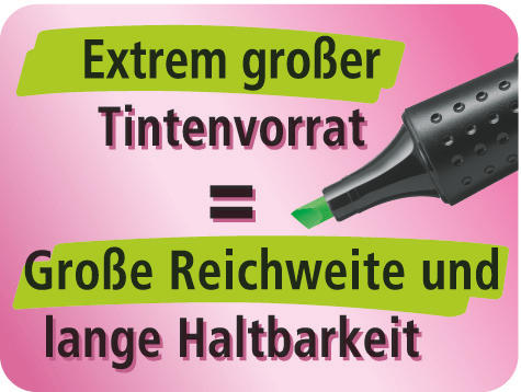STABILO LUMINATOR Textmarker Gelb/Orange/Grün/Pink