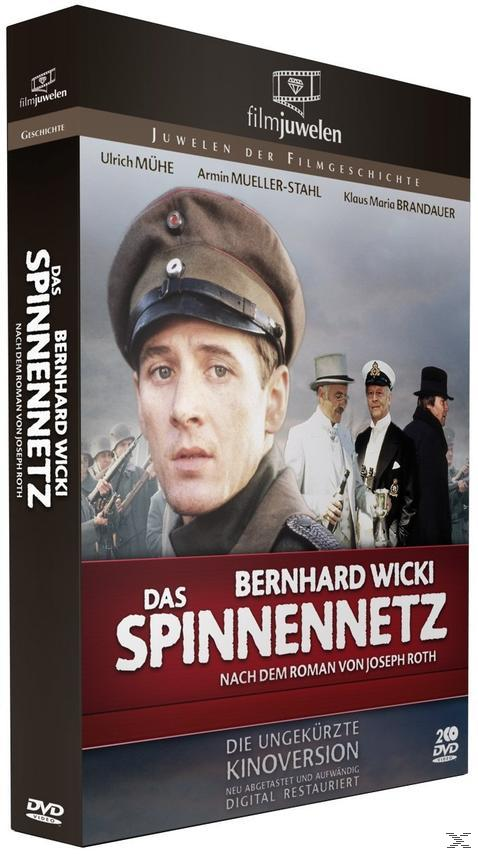 DVD-Cover mit einem Mann in Uniform. Titel: Das Spinnennetz.