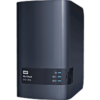 WESTERN DIGITAL NAS My Cloud EX2 Ultra 4TB, 1x Gb LAN, Schwarz (WDBVBZ0040JCH)