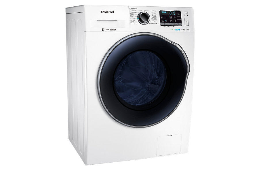 SAMSUNG WD70J5410AW/AH 7 Kg Yıkama / 5 Kg Kurutma 1400 Devir Eco Bubble Çamaşır Makinesi Beyaz