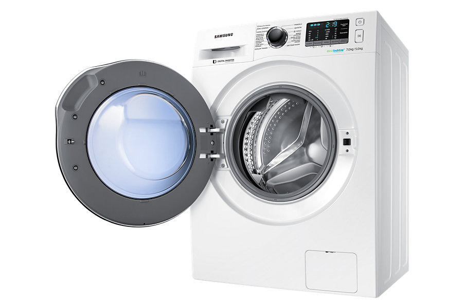 SAMSUNG WD70J5410AW/AH 7 Kg Yıkama / 5 Kg Kurutma 1400 Devir Eco Bubble Çamaşır Makinesi Beyaz