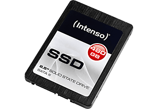 INTENSO Intenso 2.5" SSD SATA III HIGH - Hard Disk interno SSD - Capacità 480 GB - Nero - Disco rigido (SSD, 480 GB, Nero)