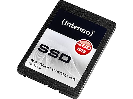 INTENSO 2.5" SSD SATA III HIGH - Disco rigido (SSD, 480 GB, Nero)
