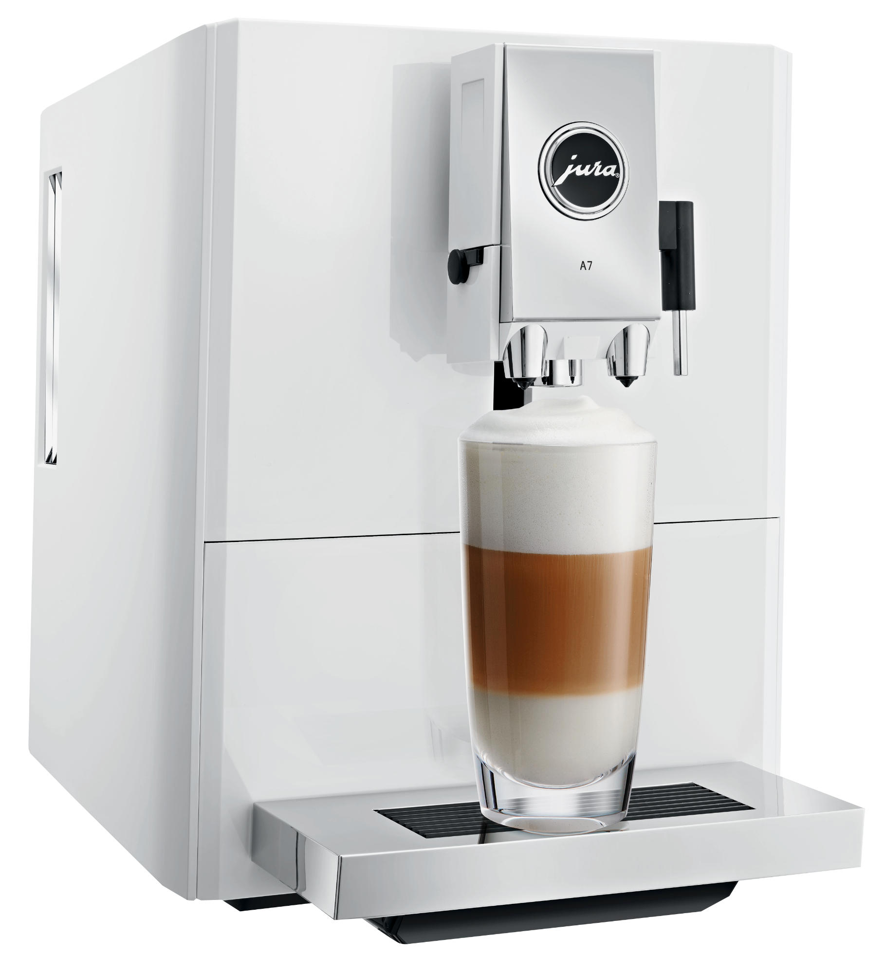 JURA A7 Kaffeevollautomat Piano White