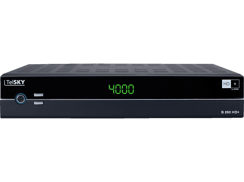 HDTV 250 HD+ Sat-Receiver Schwarz) inklusive, (HDTV, HD+ DVB-S2, TELSKY Karte DVB-S, S