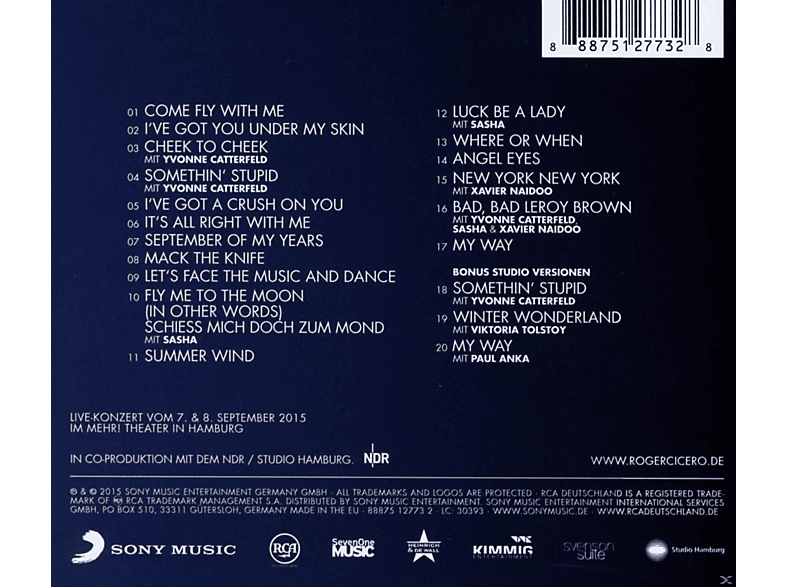 Thumbnail - Roger Cicero - Sings Sinatra (CD)