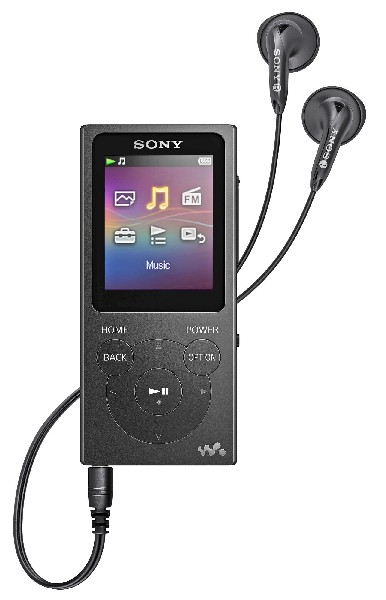 SONY Walkman® NWE393B 4GB mit UKW Tuner, schwarz