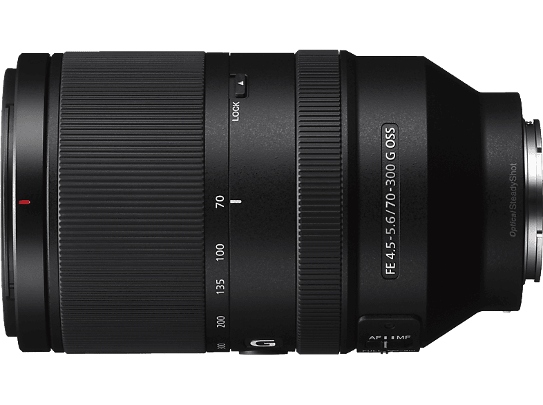 Thumbnail - SONY SEL70300G Vollformat 70 mm - 300 f/4.5-5.6 G-Lens, OSS, ED, FHB, DMR, Circulare Blende (Objektiv für Sony E-Mount, ...