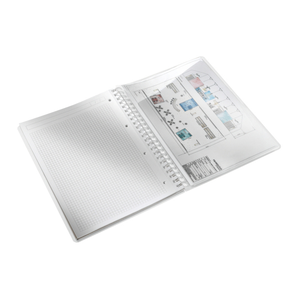 LEITZ 46380044 WOW COLLB. PP  Collegeblock Orange