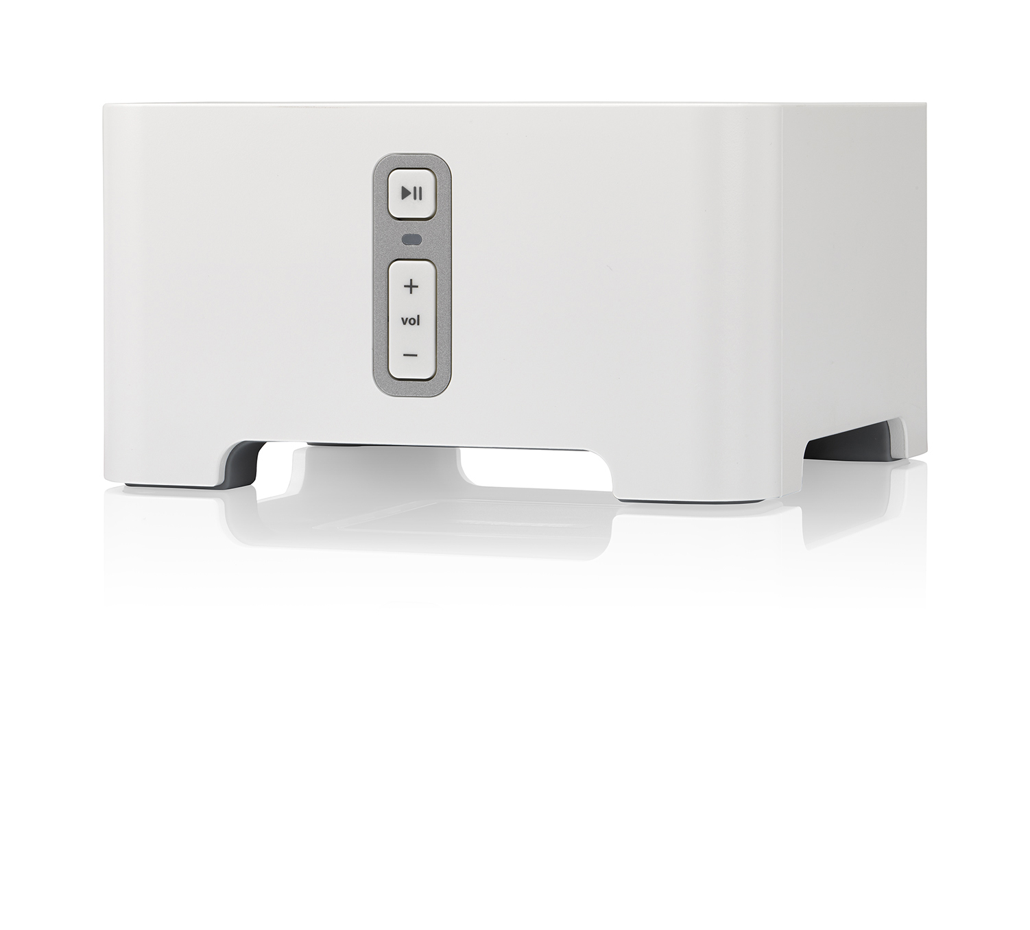 SONOS CONNECT Musikstreaming über WLAN für herkömmliches Audio-Equipment Streaming Lautsprecher App-steuerbar, Weiß