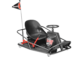 Kart eléctrico - Razor Crazy Cart, velocidad máxima 19 km/h, color rojo y negro