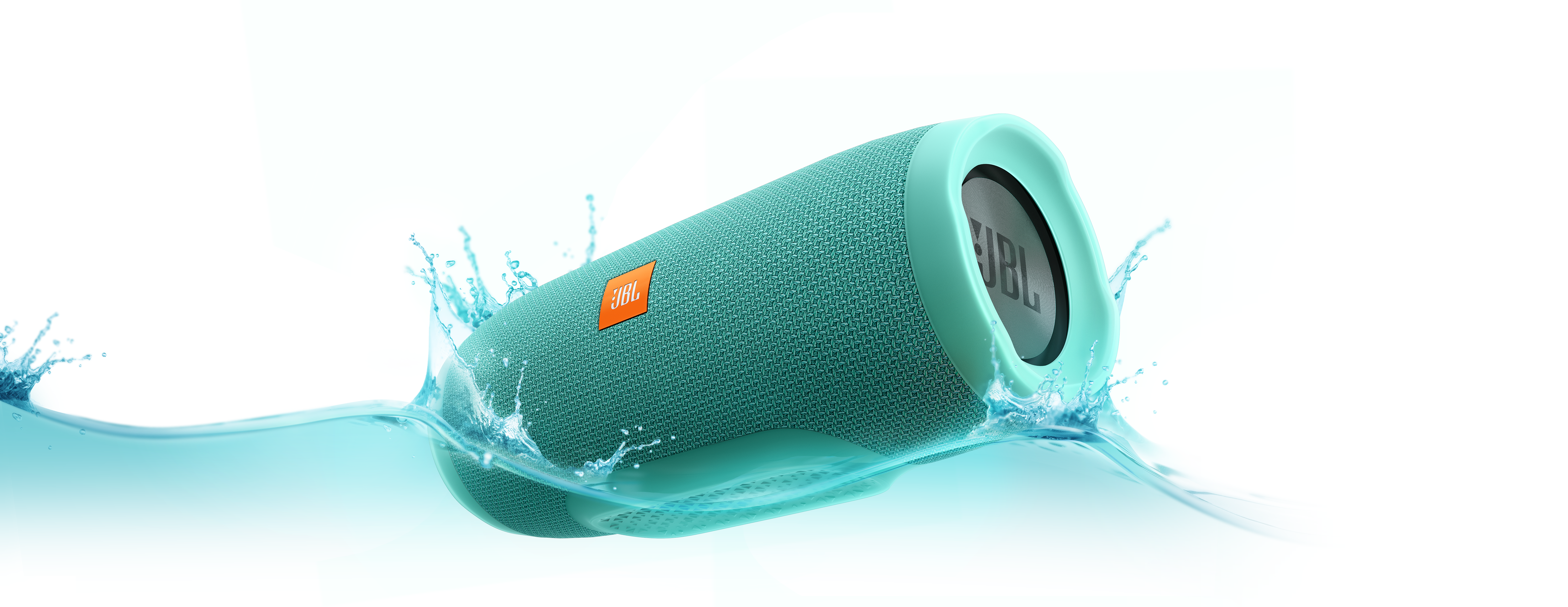 JBL Charge 3 Bluetooth Lautsprecher, Türkis, Wasserfest