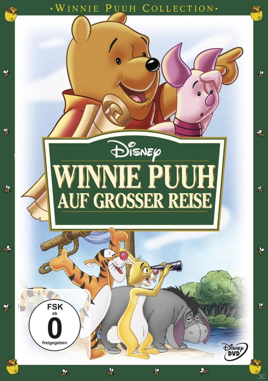 DVD-Cover mit Winnie Puuh und Freunden, grüner Rand.