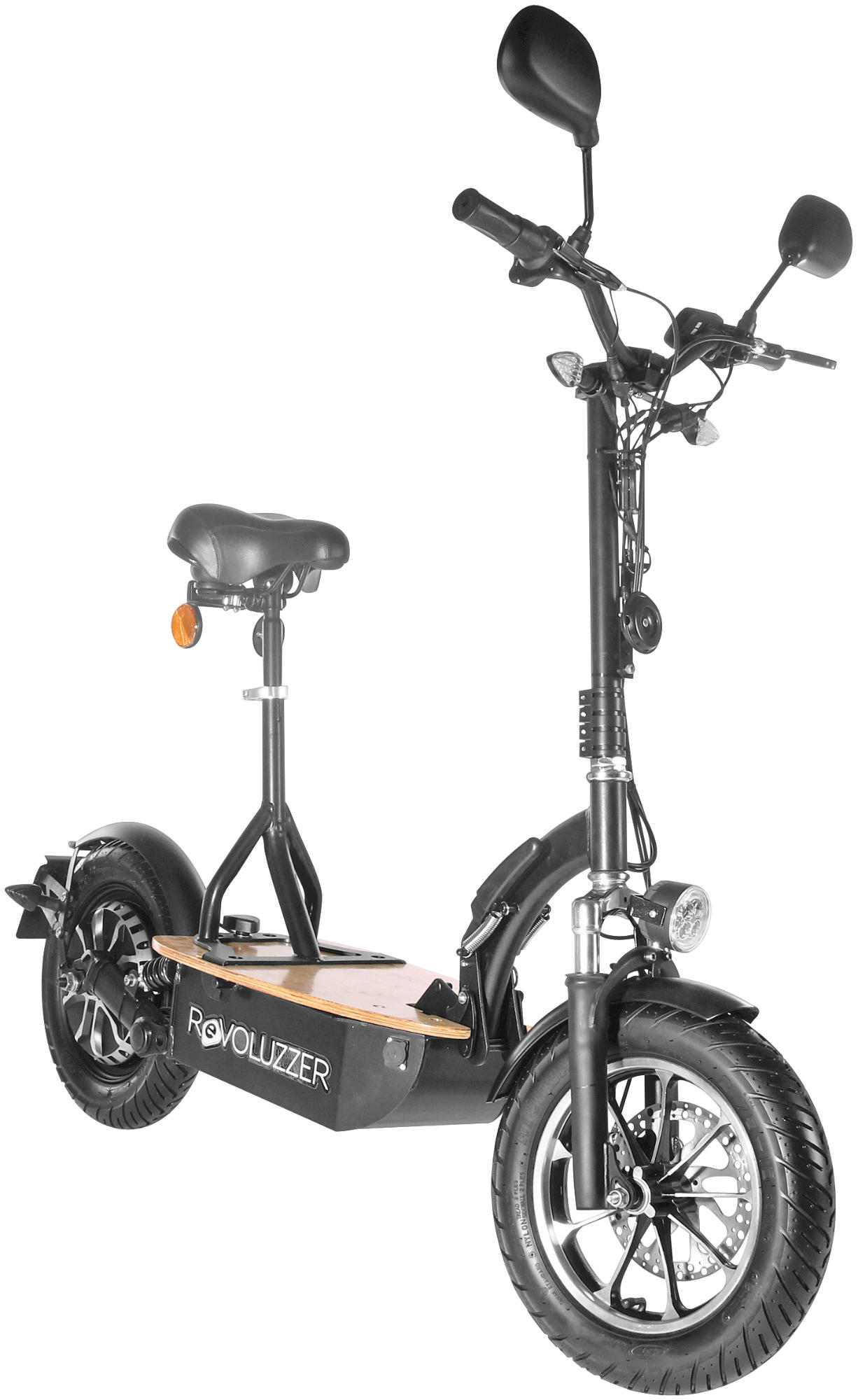 FORCA SPORT REVOLUZZER-45 E-Scooter (14 Zoll, Schwarz)