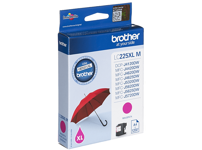 Brother LC-225XL Magenta Ink Cartridge