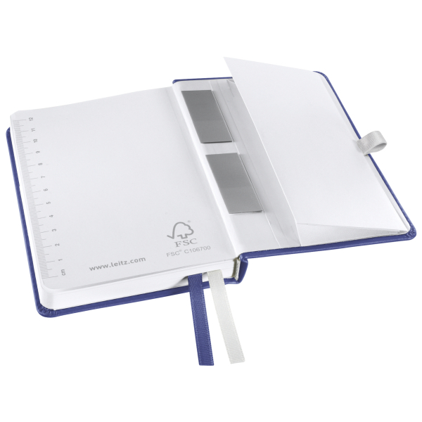 LEITZ Style kariert Notizbuch Blau