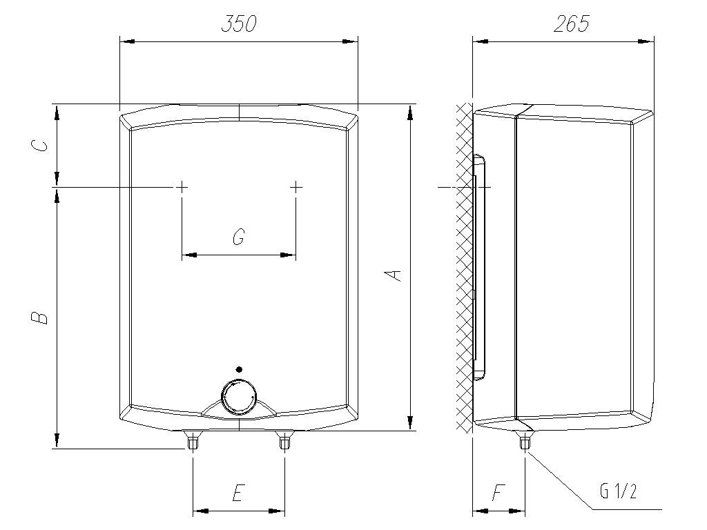 GORENJE GT 10 O/D Warmwasserspeicher
