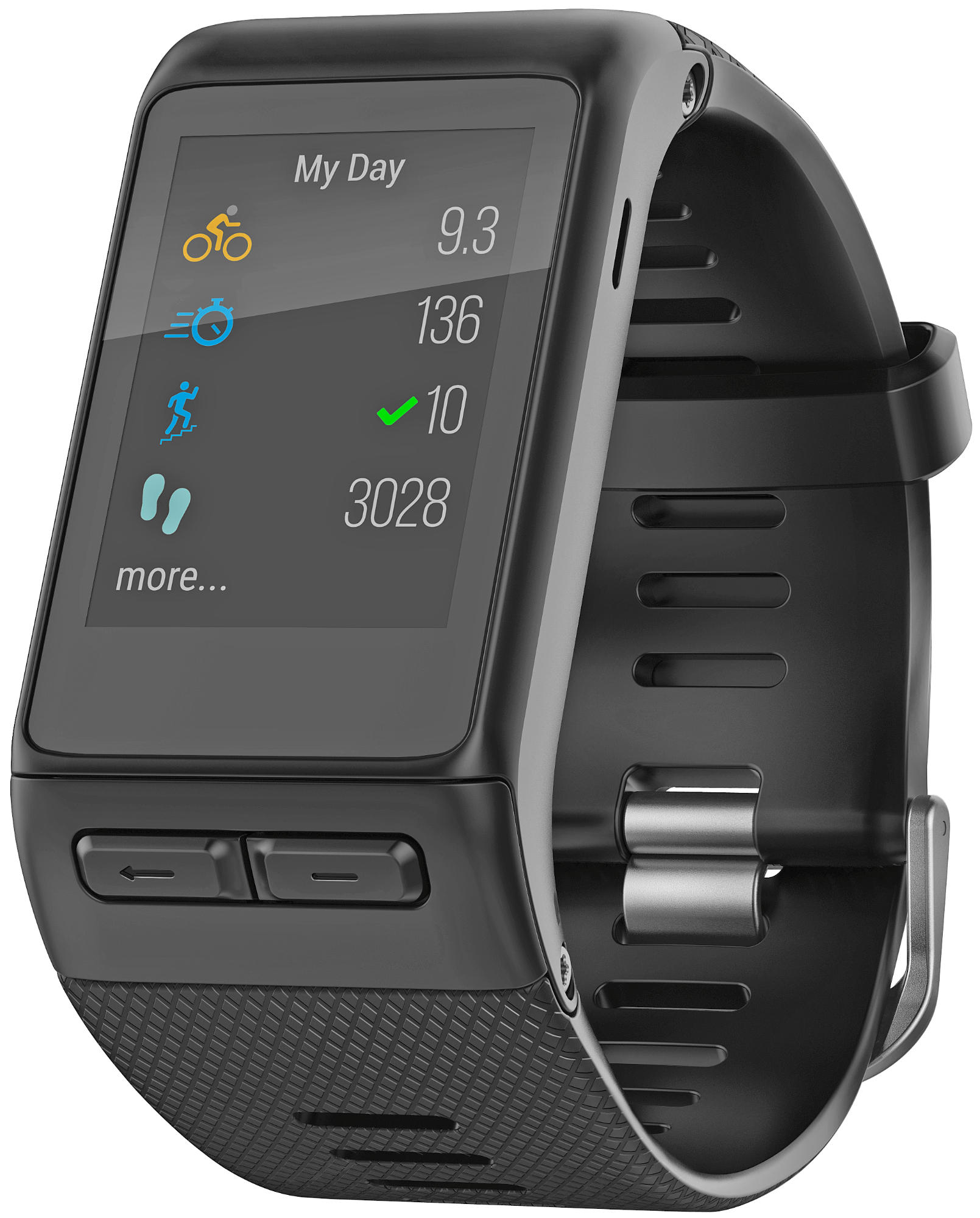 GARMIN Vivoactive HR Regular, Fitness Tracker, 137-195 mm, Schwarz