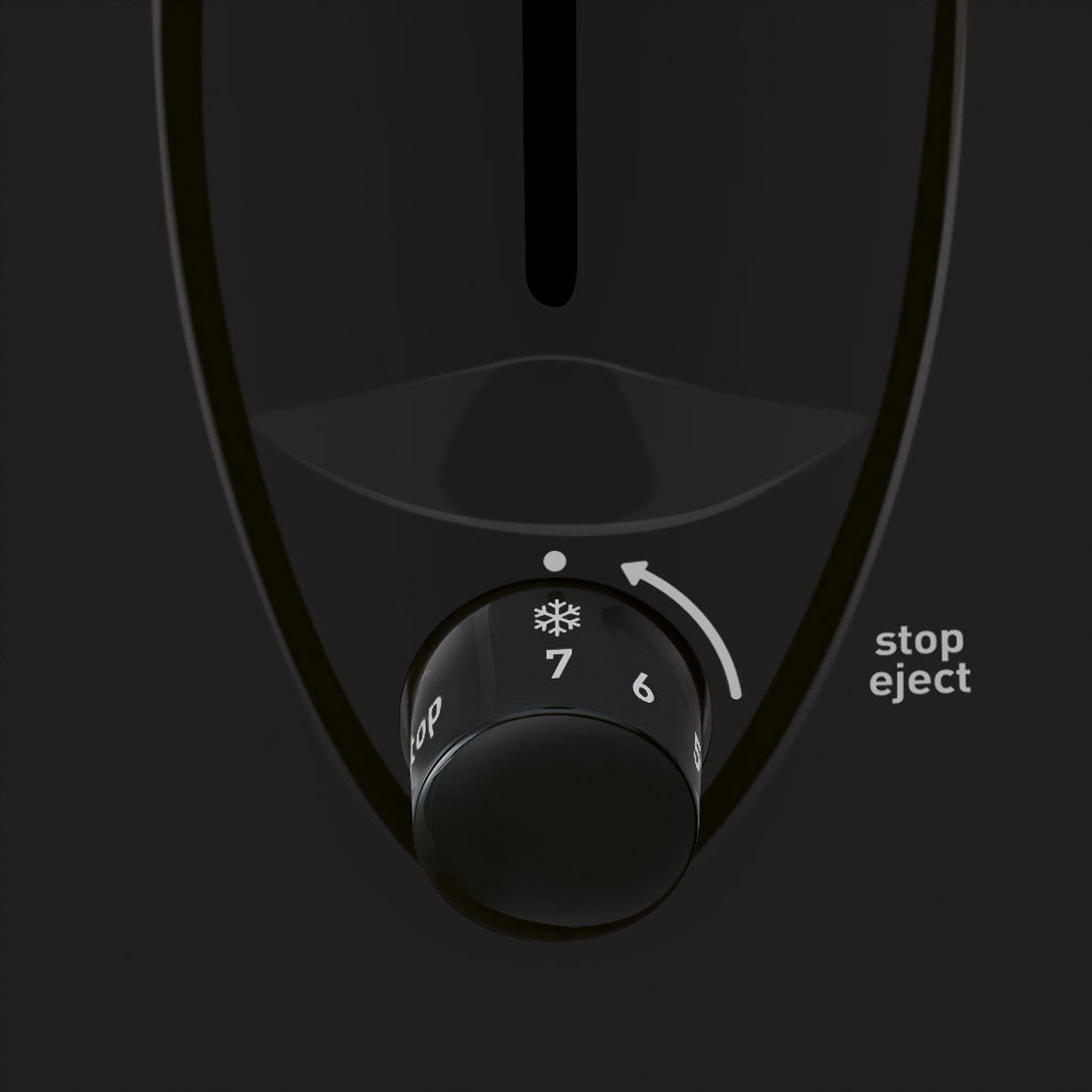 TEFAL TT131D Delfini Plus Toaster Schwarz/Edelstahl (850 Watt, Schlitze: 2)